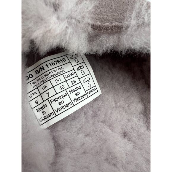 UGG Greenport Slide Sugarplum Purple Suede Slippers 1167610 Women's Size 9 - Picture 3 of 16